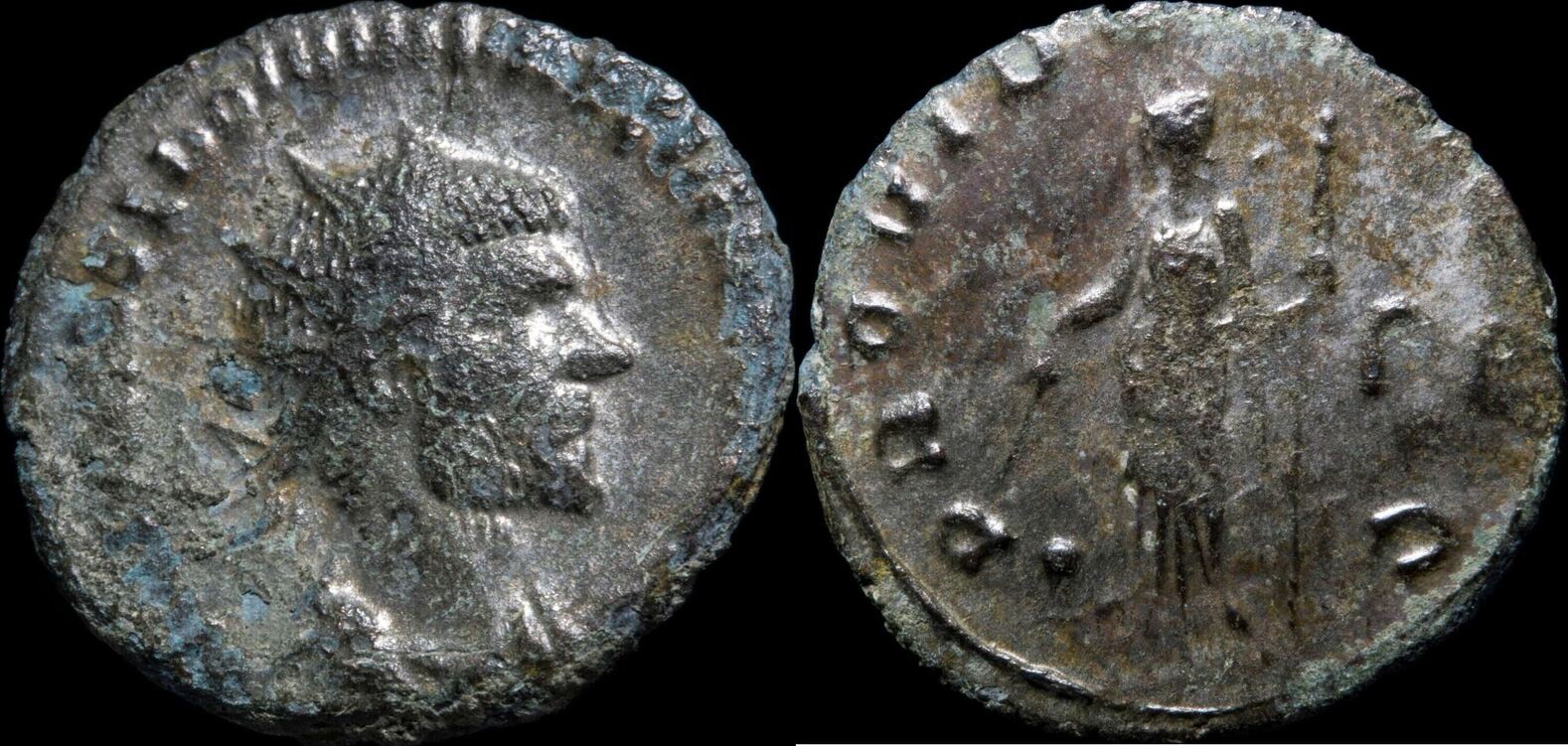 Roman Empire Quintillus Antoninianus Provident Avg Mm Gr