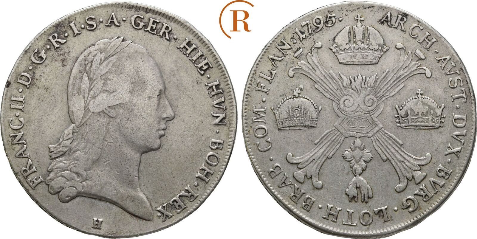 Habsburg Kronentaler G Nzburg H Franz Ii Ss Ma Shops