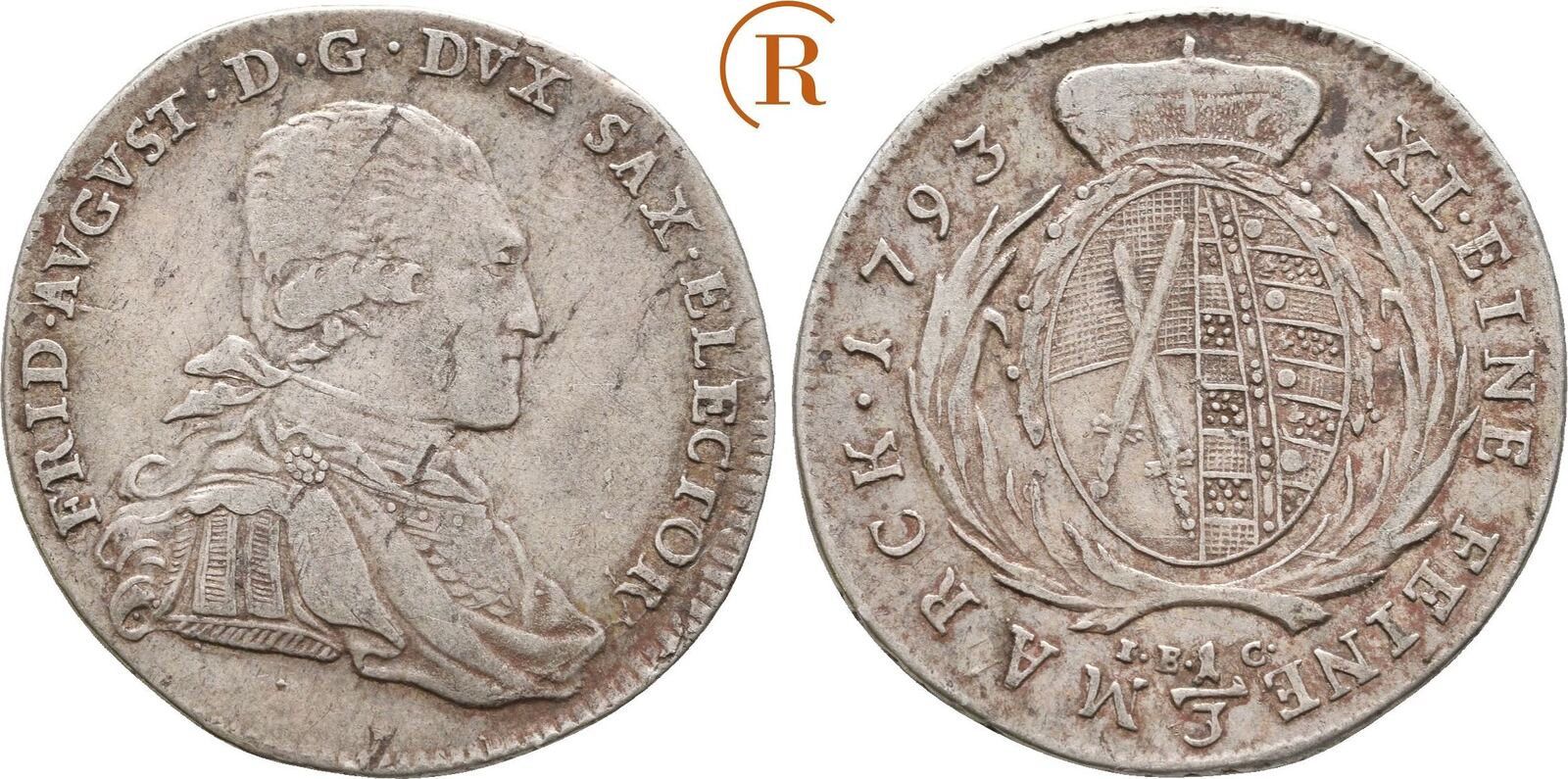 Sachsen 1 3 Taler 1793 IEC Friedrich August III 1763 1806 Ss MA Shops