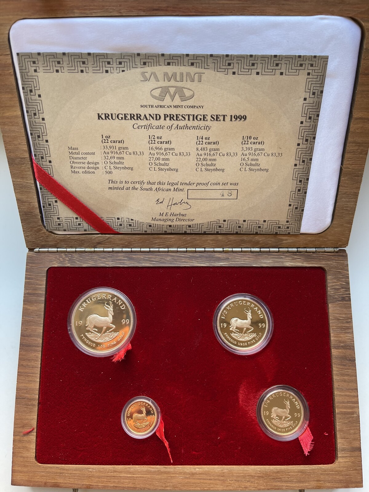 S Dafrika Krand Kr Gerrand Proof Prestige Set M Nzen Gold Ma Shops