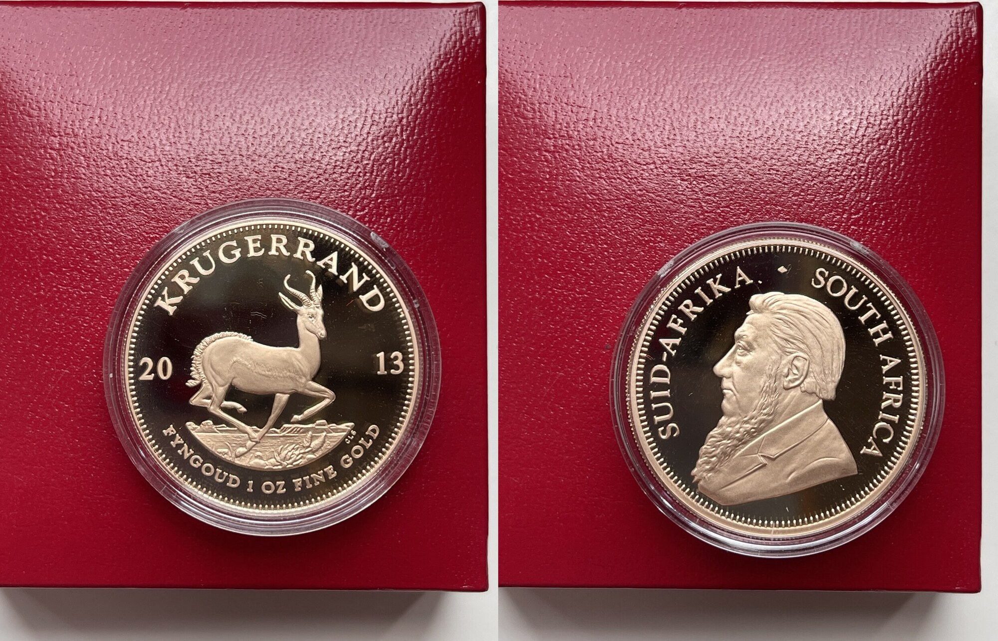 Krügerrand 1 oz 2013 Proof Goldmünze SA Mint Südafrika MA Shops