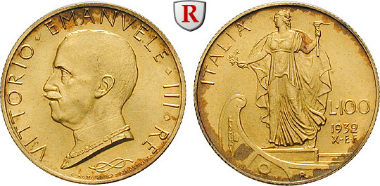 Italien Lire K Nigreich Vittorio Emanuele Iii