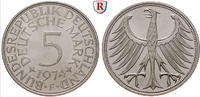 Klein- und Kursmünzen 5 DM 5 DM 1968, G. Adler. J.387.
