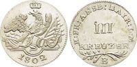 Brandenburg-Preussen Für Ansbach-Bayreuth, 3 Kreuzer Friedrich Wilhelm III. 1797-1840.