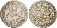 Hohenlohe-Neuenstein - Öhringen 1/8 Reichstaler (Abschlag vom Dukatenstempel) Johann Friedrich I. 1676-1702.
