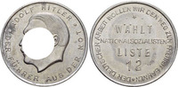 Drittes Reich ALU-Medaille o.Jahr (um Bild
