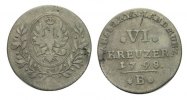 Preußen für Brandenburg Bayreuth VI Kreuzer Friedrich Wilhelm III., 1797 - 1840