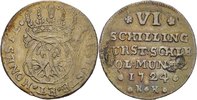 Schleswig Holstein Gottorp VI Schilling Karl Friedrich, 1702-1739