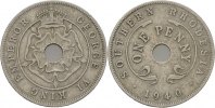 Südrhodesien 1 Penny George VI.