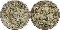 Niederl. Indien 1/4 Gulden