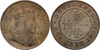 Hongkong 1 Cent Edward VII.