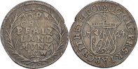 Kurpfalz Heidelberg 20 Kreuzer Karl Philipp, 1716-1742.