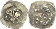 Regensburg, herzoglich bayerische Münzstätte Pfennig Otto II., 1231 - 1253.