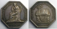 Numismatique de la Justice jeton octogonal en argent Cour d'appel de Paris SUP - Silber