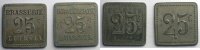 PARIS (75) Elie B790.2 25c et 25 c contr. B ZnNi, 4a 22mm TTB Bild