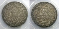 Marokko Lec.297 10 Dirhams AH 1331 PCGS-AU58 SUP Bild