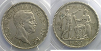 Italien 20 Lire 1927 VI R (Roma) PCGS-AU55 TTB+/SUP