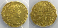 Ludwig XIV (1643-1715) 1668 A (Paris) PCGS-AU58 SUP