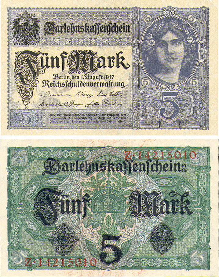 5 Mark Deutsches Reich MA Shops