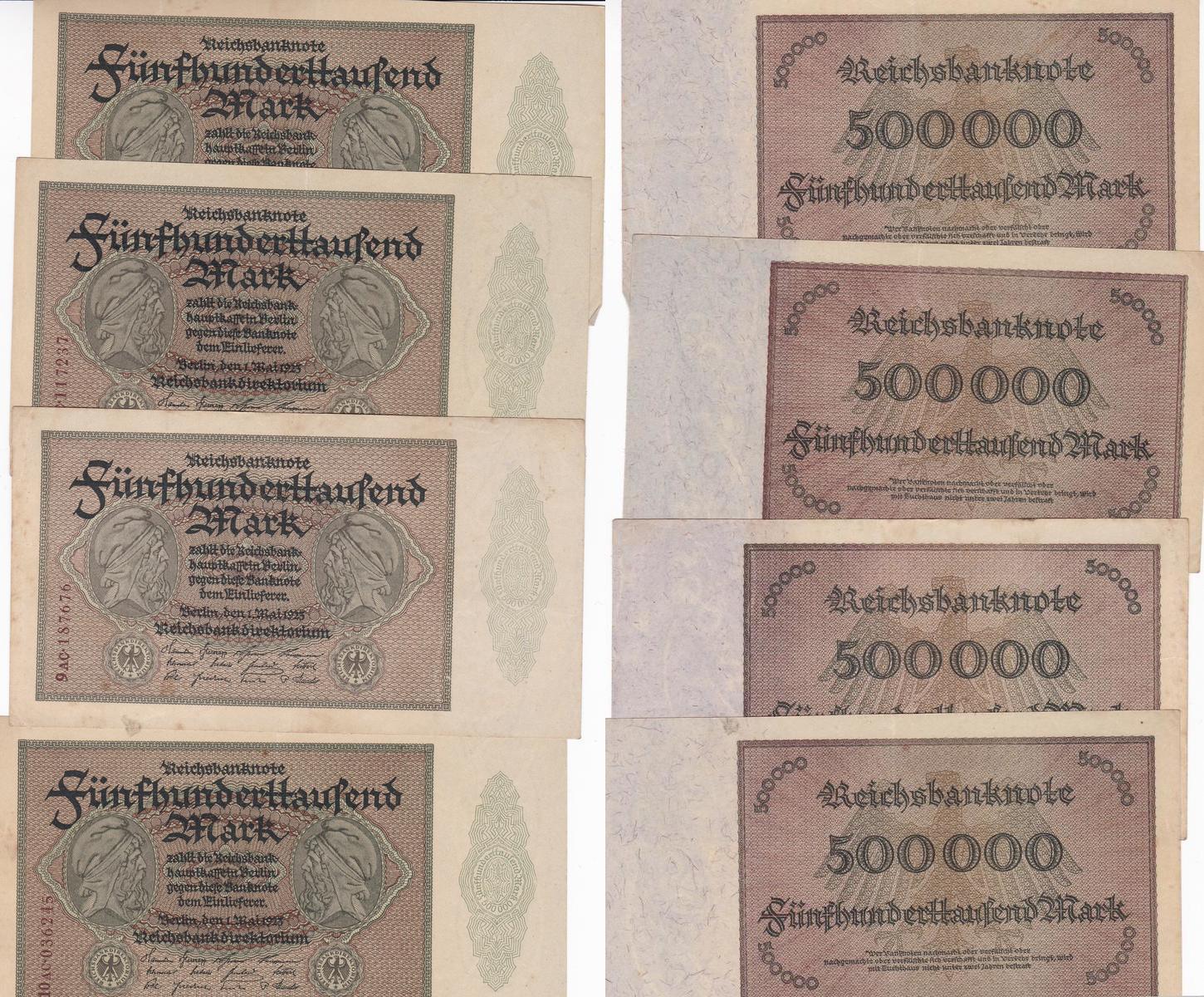 Deutschland Mark Reichsmark Reichsbanknote Deutsches Reich