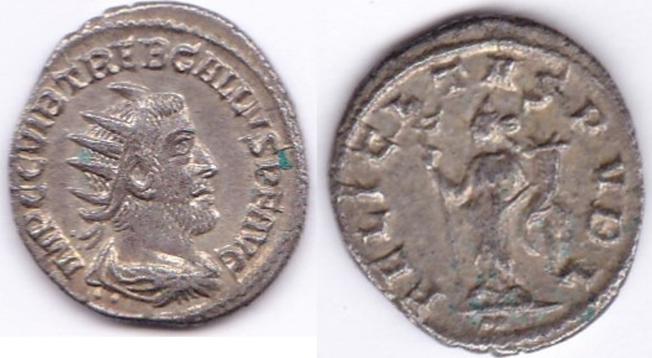 Römische Kaiserzeit Antoninian 251 253 n Chr Trebonianus Gallus Caius