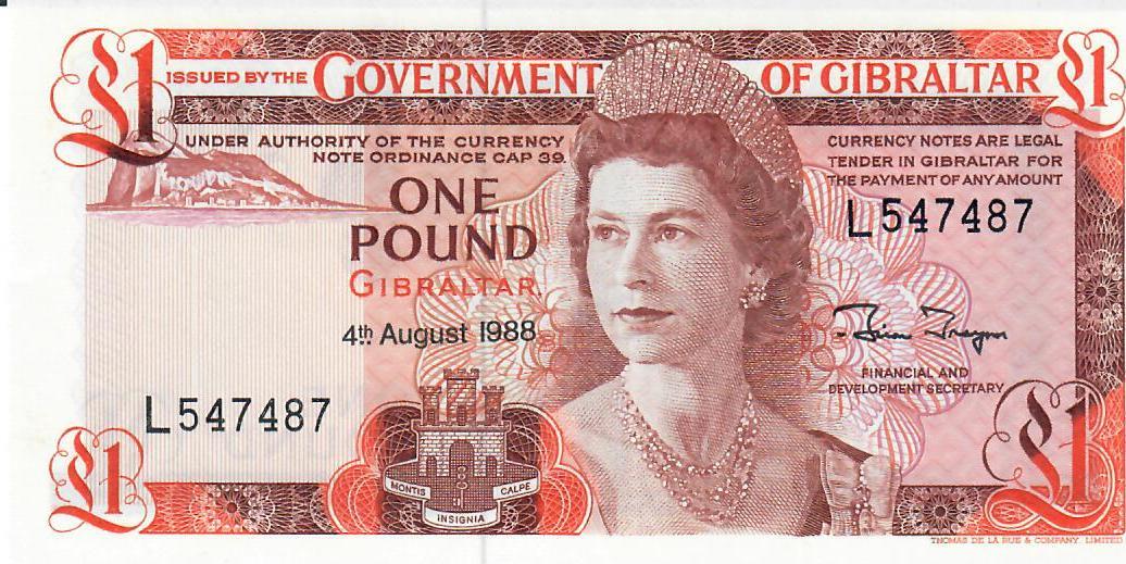 Gibraltar Pound Banknote Geldscheine Unc Ma Shops