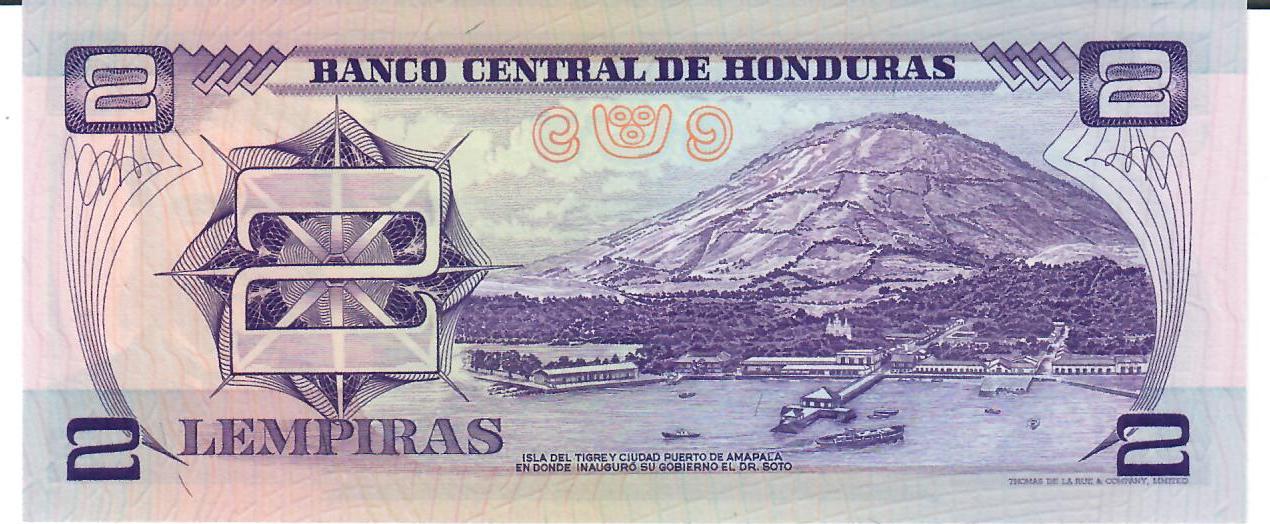 Honduras Lempiras Banknote Geldscheine Unc Ma Shops