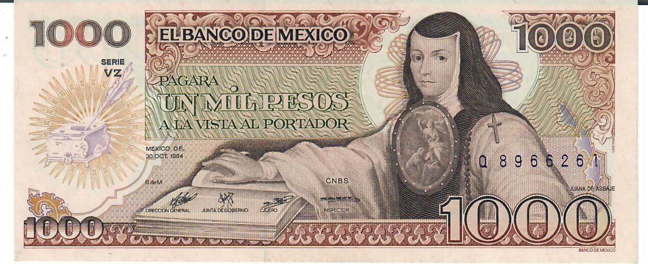 Mexiko Pesos Banknote Geldscheine Unc Ma Shops