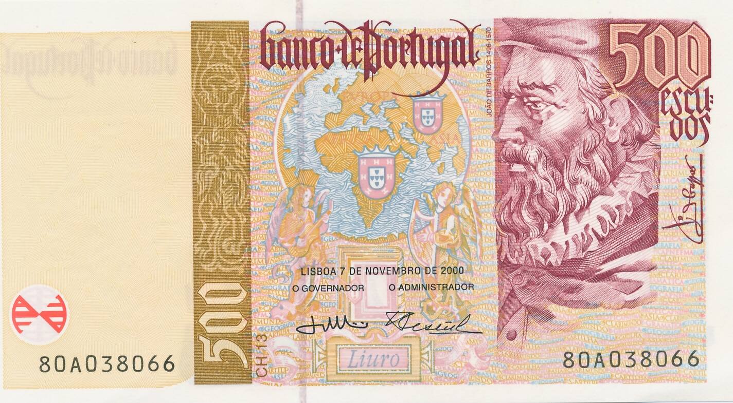 Portugal Escudos Geldschein Banknote Unc Ma Shops