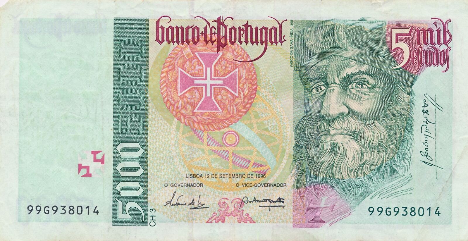 Portugal Escudos Geldschein Banknote Mils Escudos Iii Ma