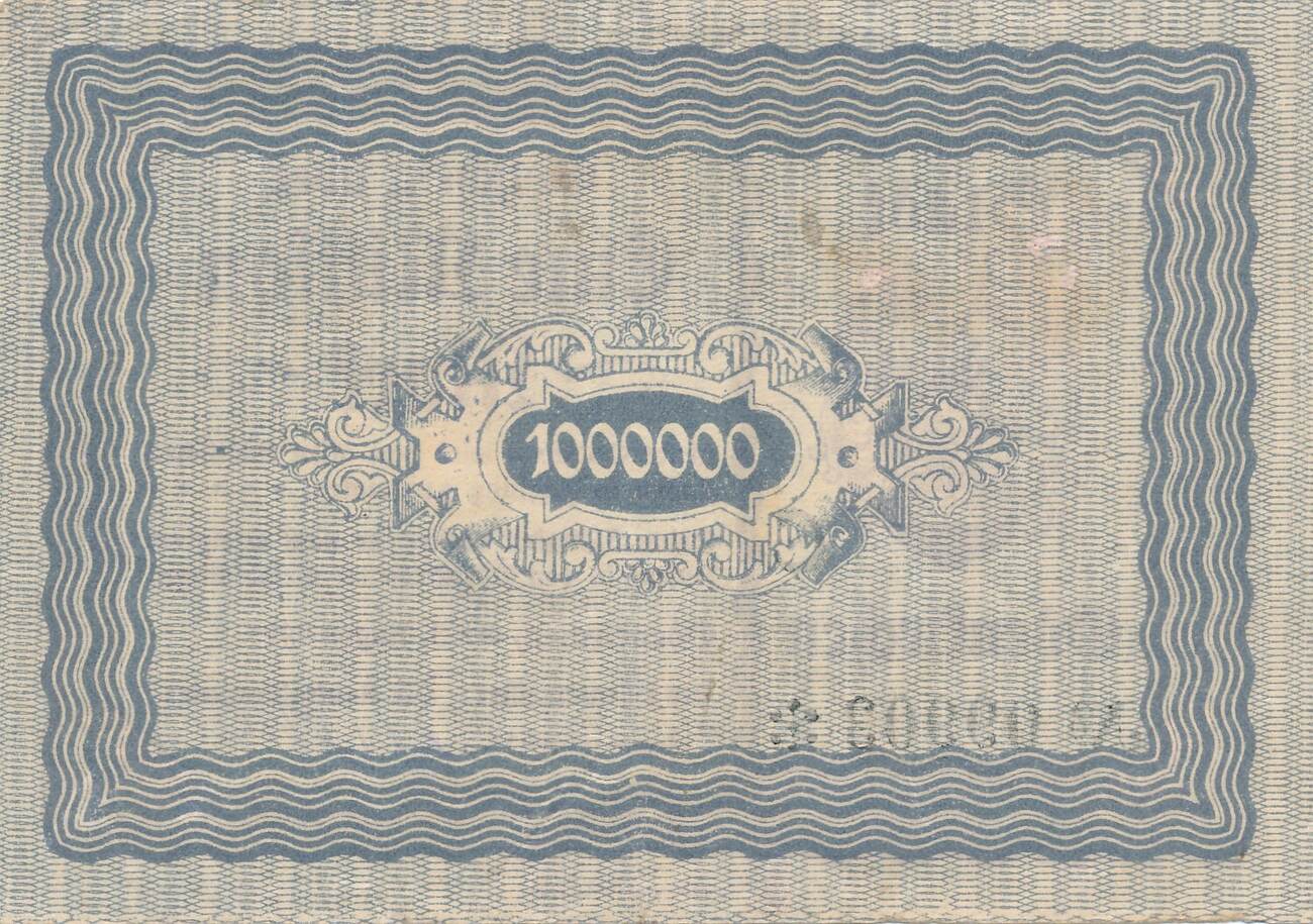 Deutsches Reich Deutschland 1 Million Mark 1923 Notgeldschein Notgeld