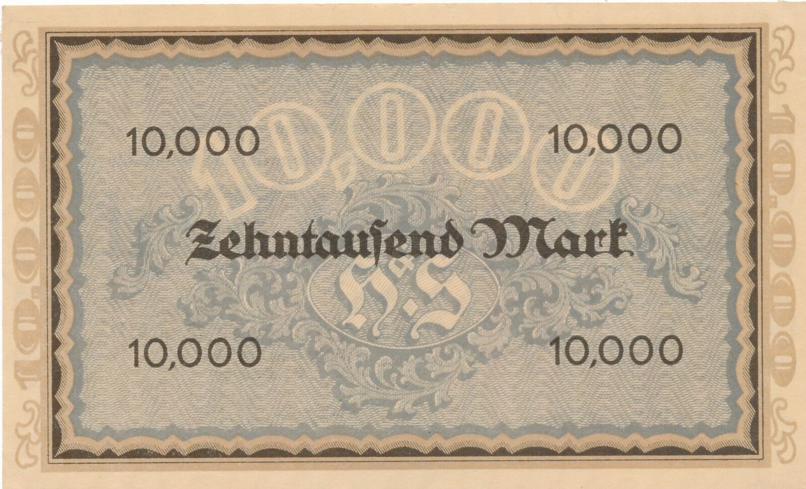 Deutsches Reich Deutschland 10 Tausend Mark 1923 HATTINGEN Henschel