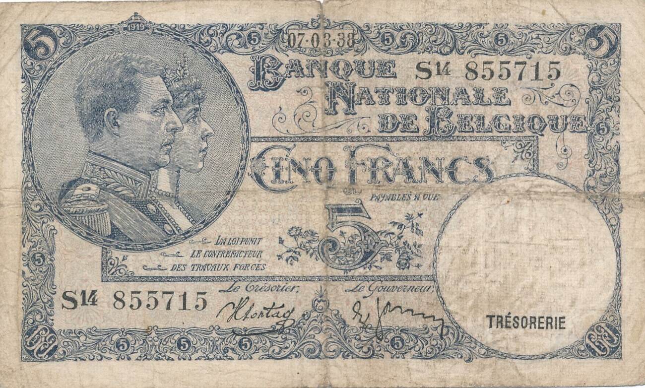 Belgien Francs Leopold Iii Iv M Rissen Ma Shops