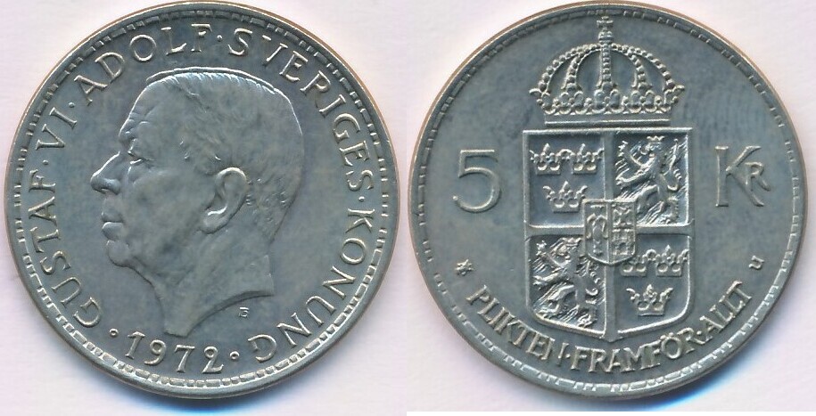 Schweden Kronor Gustaf Vi Adolf Ss Ma Shops