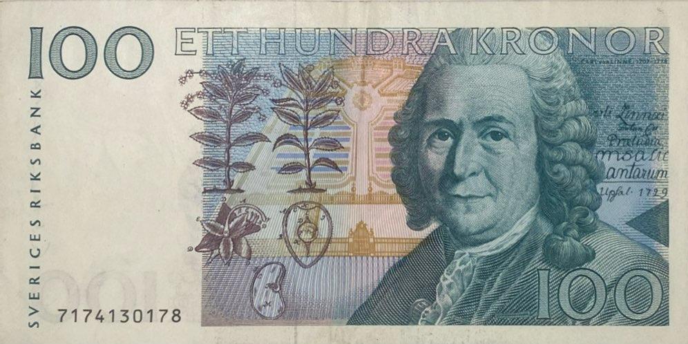 Sweden Schweden 100 Kronor 1986 1992 Banknote II MA Shops