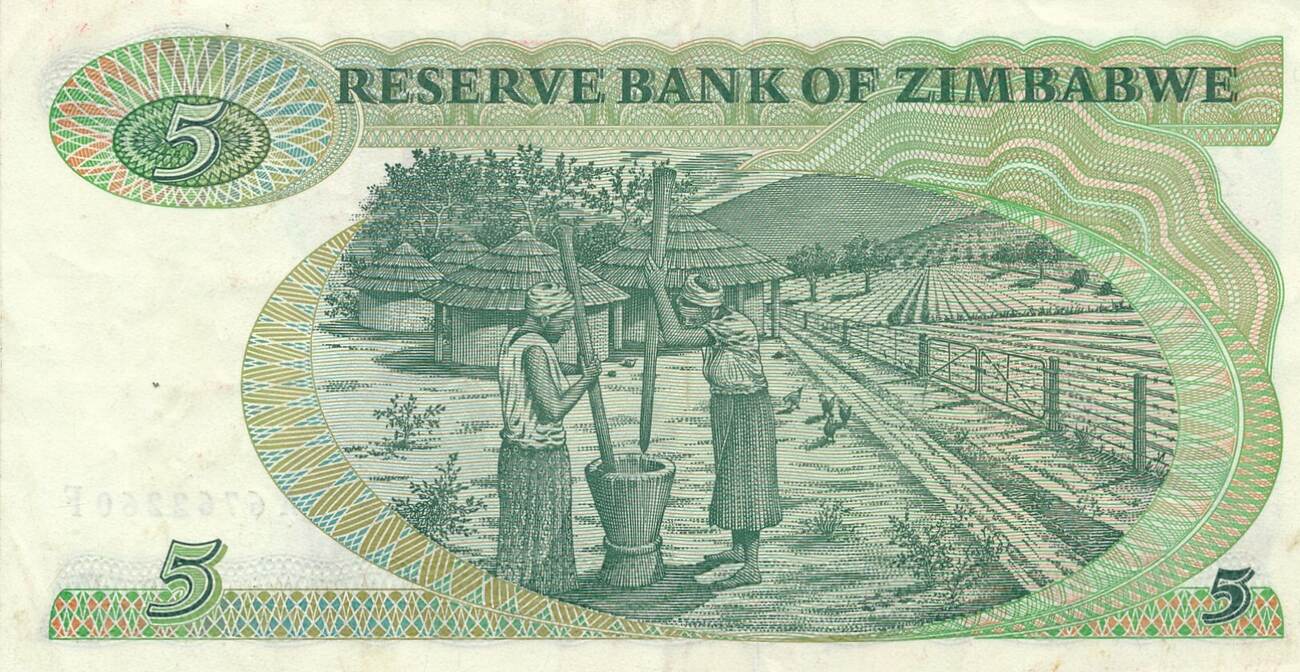 Simbabwe Dollars Banknote Reserve Bank Of Zimbabwe Iii Ma Shops