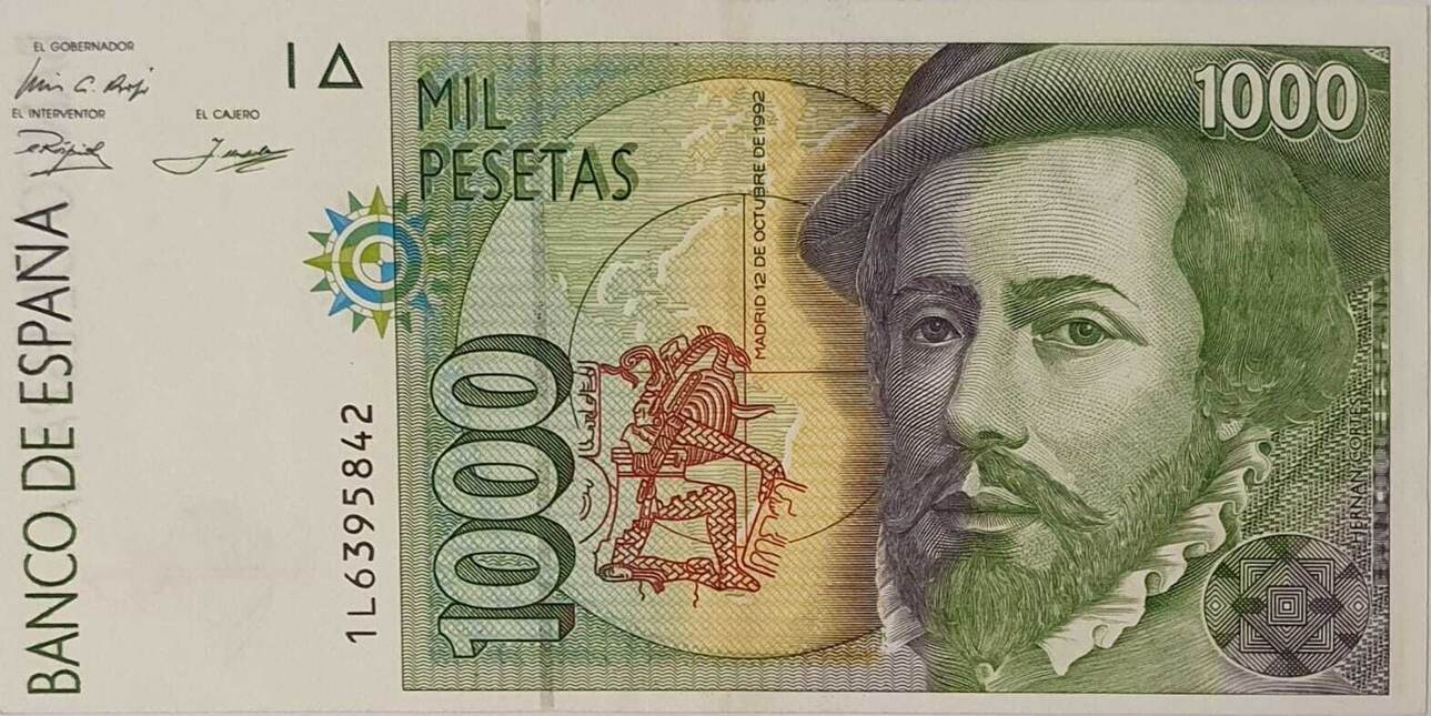 Spanien Pesetas Banknote Ii Ma Shops