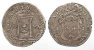 Vatikan PAPAL Testone 1625 A.II URBAN VIII HOLY YEAR ISSUE silver VF # 62801