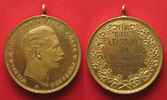 Deutschland - Medaillen PRUSSIA School prize medal 1899 WILHELM II silver gold plated 37mm # 82423