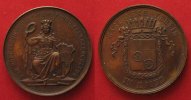 Deutschland - Medaillen HORTICULTURE UNION MAINZ bronze medal ND (ca.1900) 40mm XF+! # 83459