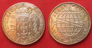 Brasilien BRAZIL 960 Reis 1814 B JOAO as Prince Regent silver XF!!! # 83514