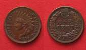 Vereinigte Staaten von Amerika US 1879 INDIAN HEAD CENT bronze XF! SCARCE!!! # 83551