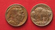 Vereinigte Staaten von Amerika US 1923 Buffalo Nickel 5 Cents UNC!!! # 83553