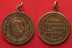 Preussen - Medaillen PRUSSIA 90 BIRTHDAY of EMPEROR WILHELM I Medal 1887 brass 28mm UNC # 87056