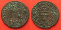Nürnberger Rechenpfennige HANS LAUFFER 1611-32 Rechenpfennig GALLIA FORTIT Messing # 87864