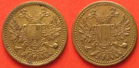 Nürnberger Rechenpfennige DOPPELADLER Spilemarke v. Lauer ca.1870 Messing 19mm # 88166