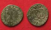 Italien - Savoyen SAVOY 1/2 Soldo 1580 1620 CARLO EMANUELE I CHAMBERY billon VF RARE! # 89845