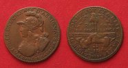 Frankreich FRANCE 2 Sols 6 Deniers 1791 copper VF+ SCARCE! 90567