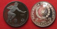 Paraguay PARAGUAY 150 Guaranies 1972 FUSSBALL MÜNCHEN 1972 Silber RAR!!! # 90634