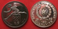 Paraguay PARAGUAY 150 Guaranies 1972 HÜRDENLÄUFER MÜNCHEN 1972 Silber RAR!!! # 90636
